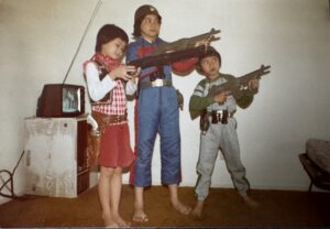 (L to R) Vu’s friends, Vu Pham, San Jose, CA, 1982