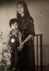 Vu Pham and Mom in Vietnam, 1978