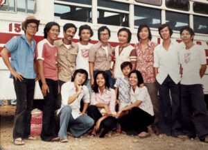 (Front Row, L to R), Le-Hong’s half-brother, cousin, Vu Pham, and Le Hong, Batanes, Philippines, 1981